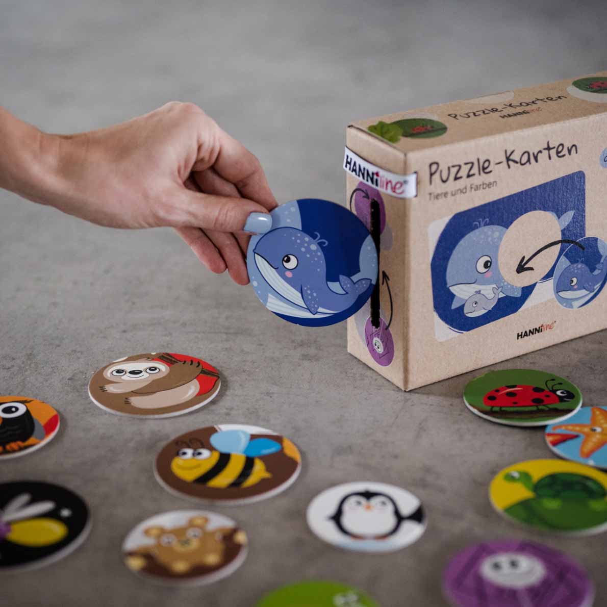 Einsteck-Spaß mit den Puzzle Karten