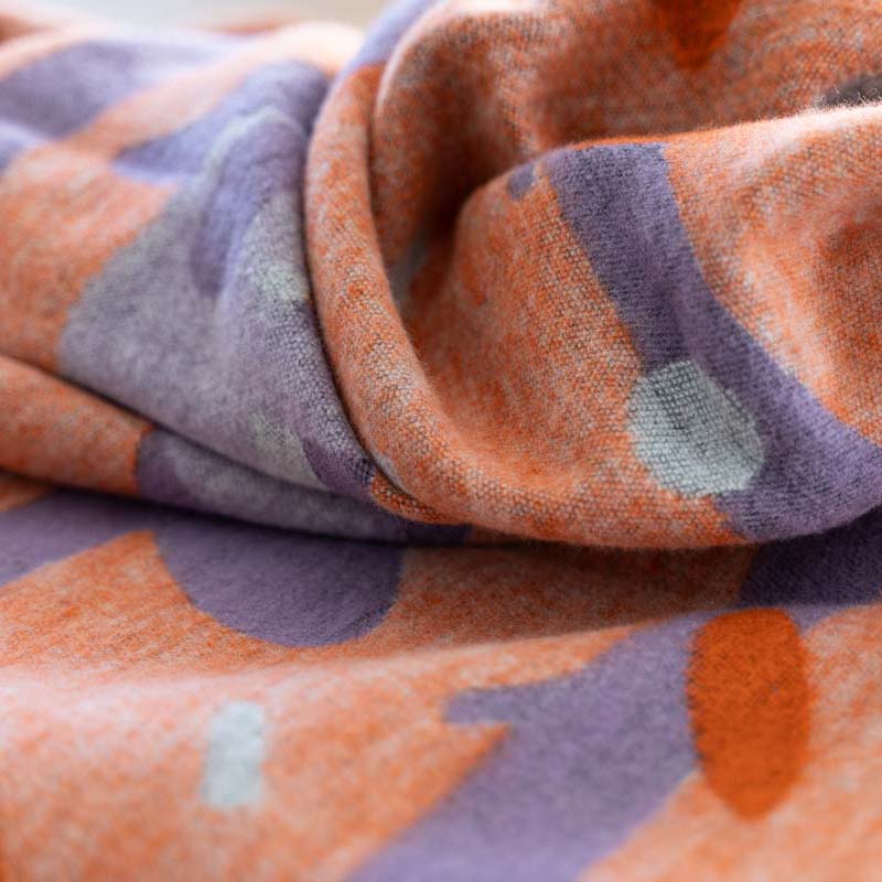 Nahaufnahme einer Waschbären Kuscheldecke