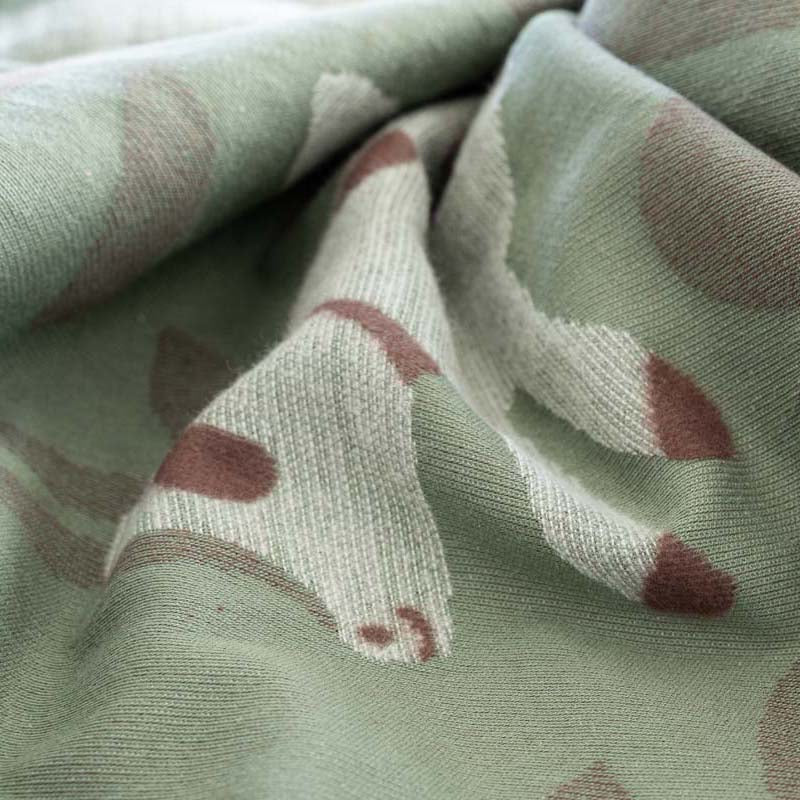 Nahaufnahme einer Ziegen Kuscheldecke