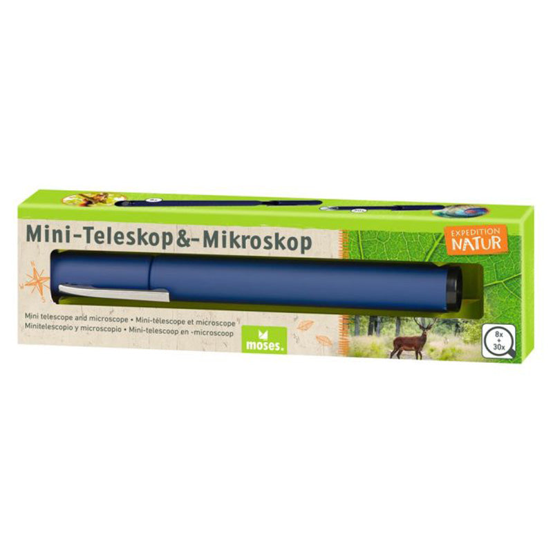 Verpackung des Mini-Teleskops & Mikroskops von Moses (Expedition Natur).