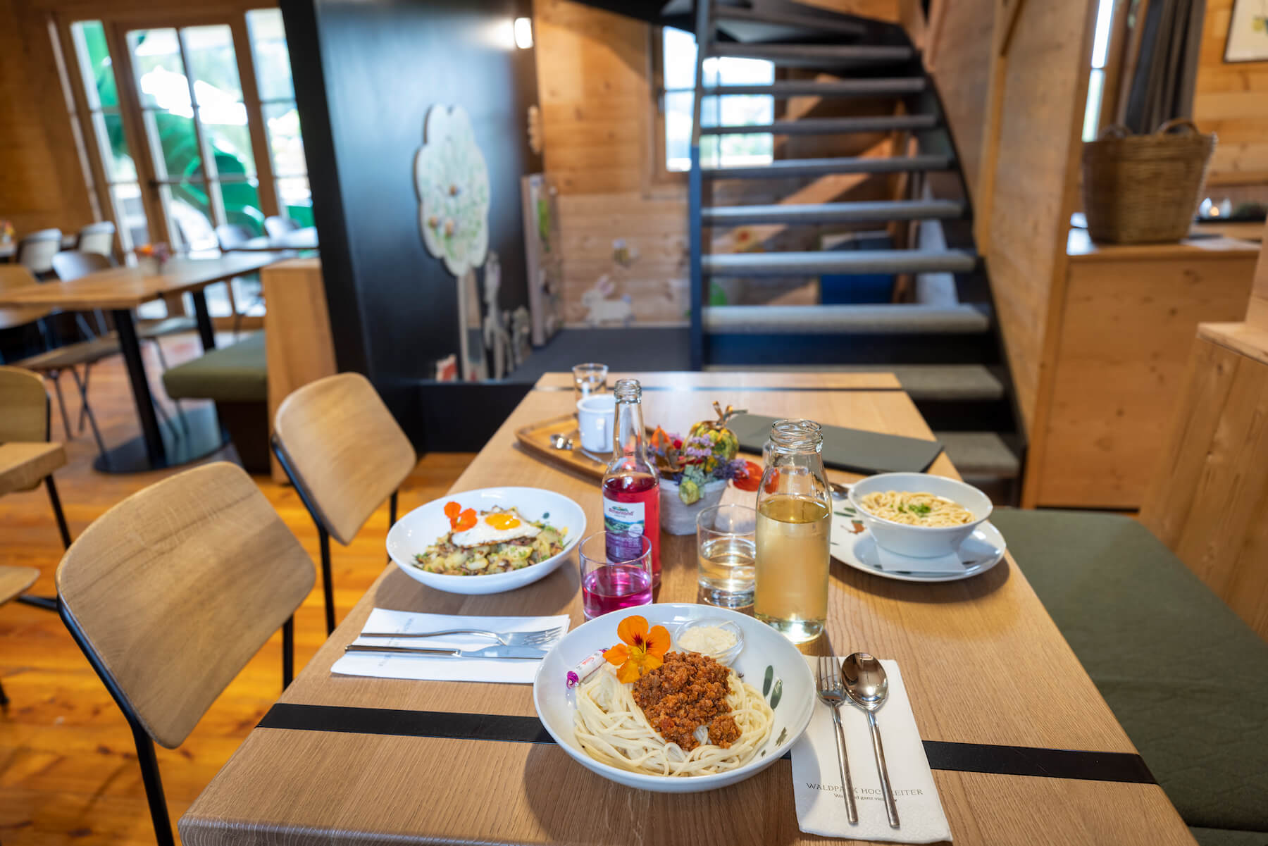 Restaurant Speisen im Waldpark Hochreiter