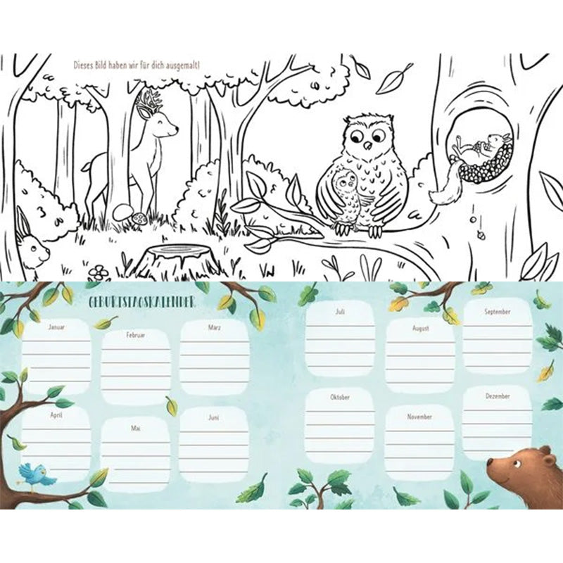 Schuhuuu – Alle meine Freunde – Das Kindergartenalbum (Waldtiere)