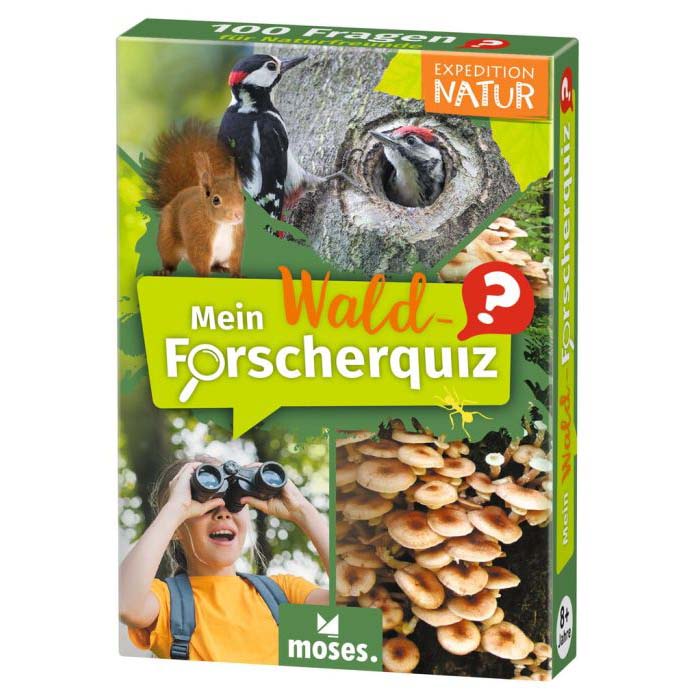 Verpackung des Wald-Forscherquiz für Kinder