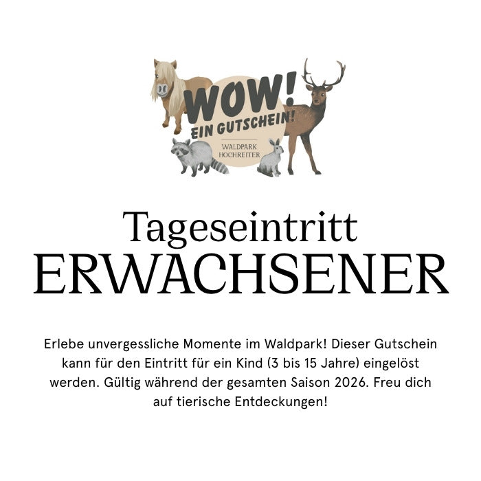 Waldpark Hochreiter Gutschein