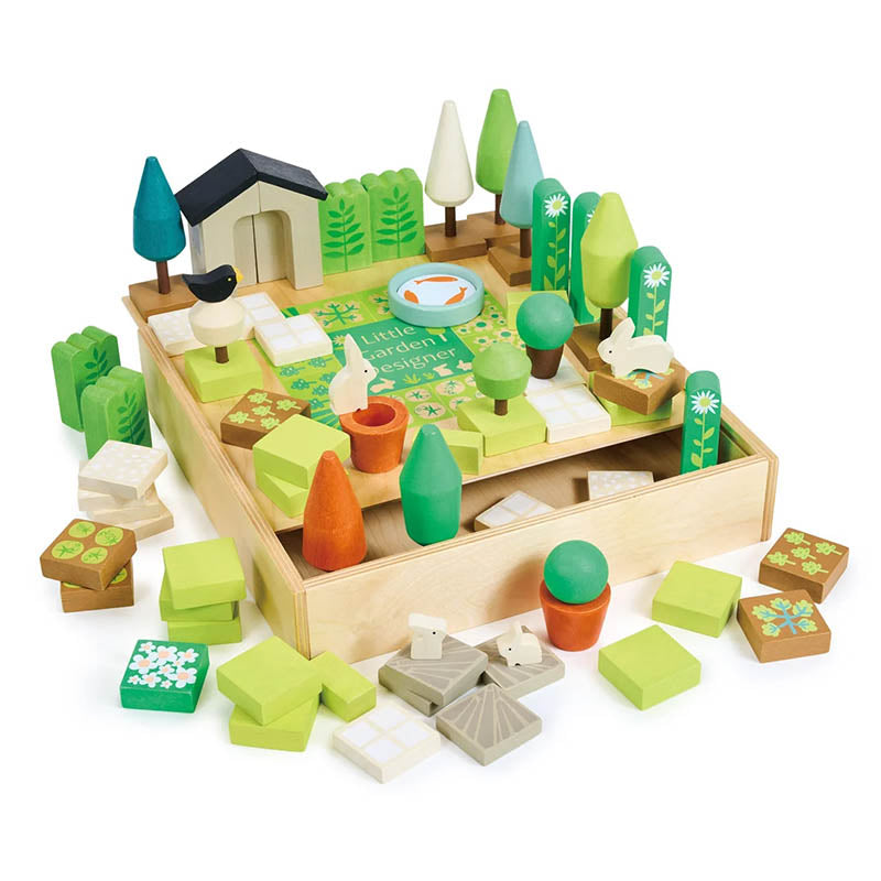 Garten-Gestaltungsset aus Holz