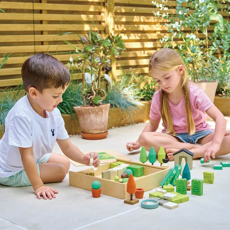 Garten-Gestaltungsset aus Holz
