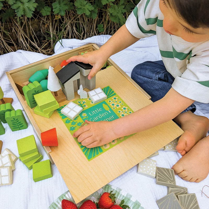 Garten-Gestaltungsset aus Holz