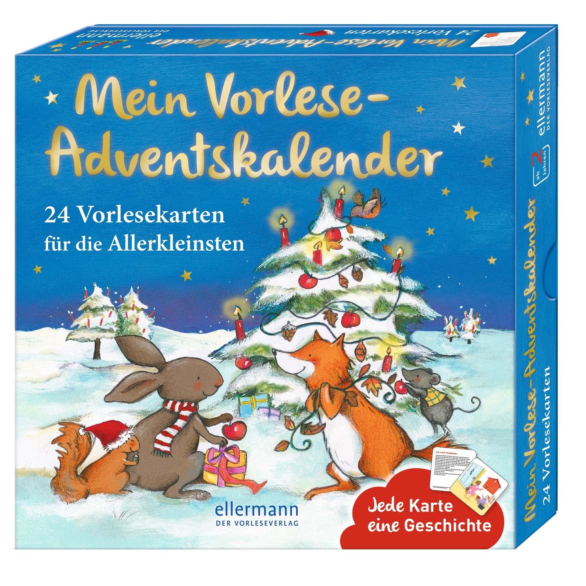 Titelseite der Vorlese Box "Mein Vorlese-Adventskalender"
