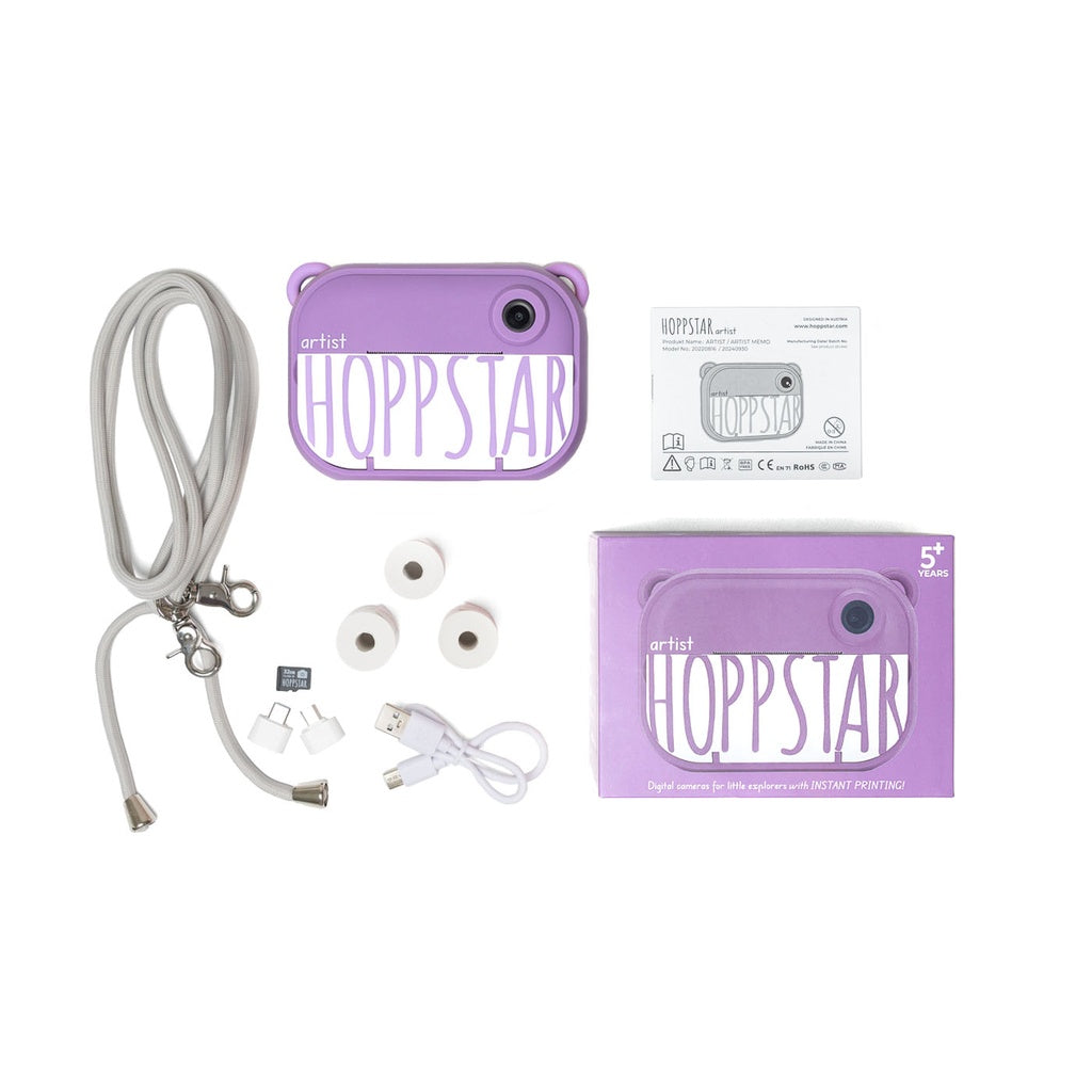 Gesamtansicht der Hoppstar Artist Blossom mit allen Inhalten der Verpackung