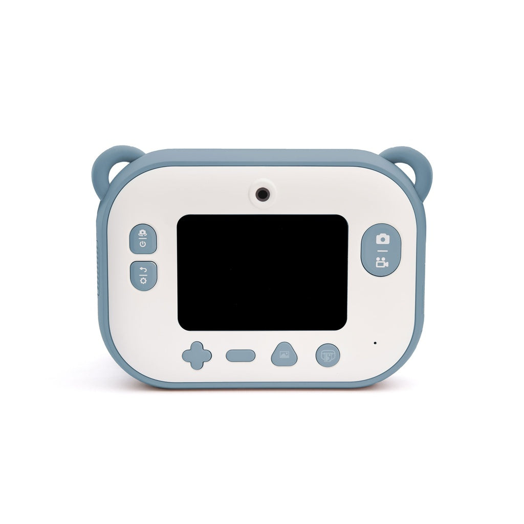 Rückseite der Hoppstar Artist Kamera Denim – übersichtliches Menü und großes Display für einfache Bedienung durch Kinder.