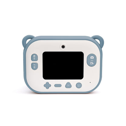 Rückseite der Hoppstar Artist Kamera Denim – übersichtliches Menü und großes Display für einfache Bedienung durch Kinder.