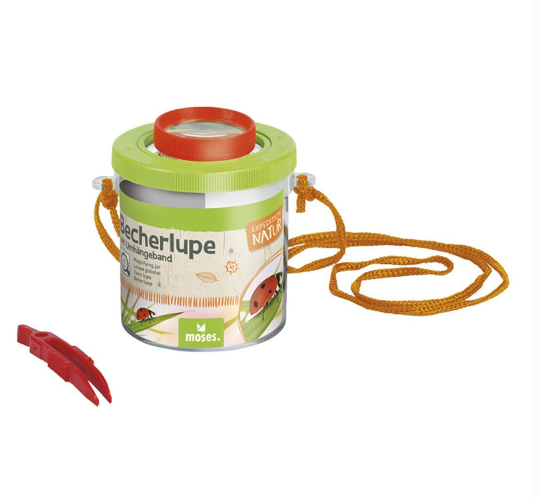 Becherlupe mit Umhängeband