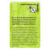 Lösungskarte „Geführte Wanderung“ mit Erklärung zur Paarung der Ameisenigel.