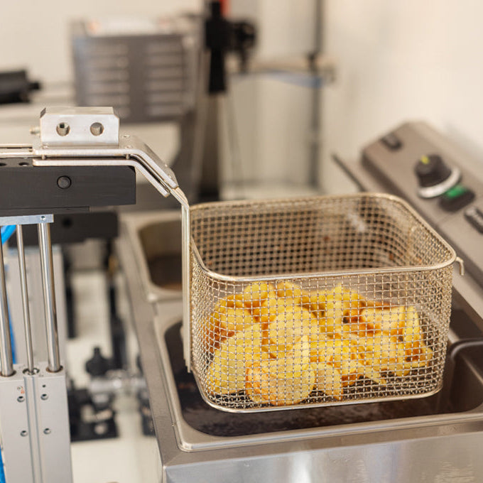 Frittierkörbchen im Chipsroboter