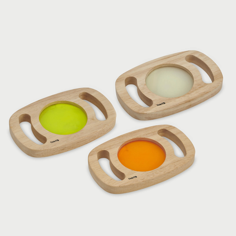 alle drei easy hold Leuchttafeln in den Farben gelb, weiß und orange