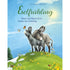 Buchcover von „Eselsfrühling – Mimi und Mama Esel finden den Frühling“ mit zwei Eseln auf einer Frühlingswiese und Schmetterlingen.