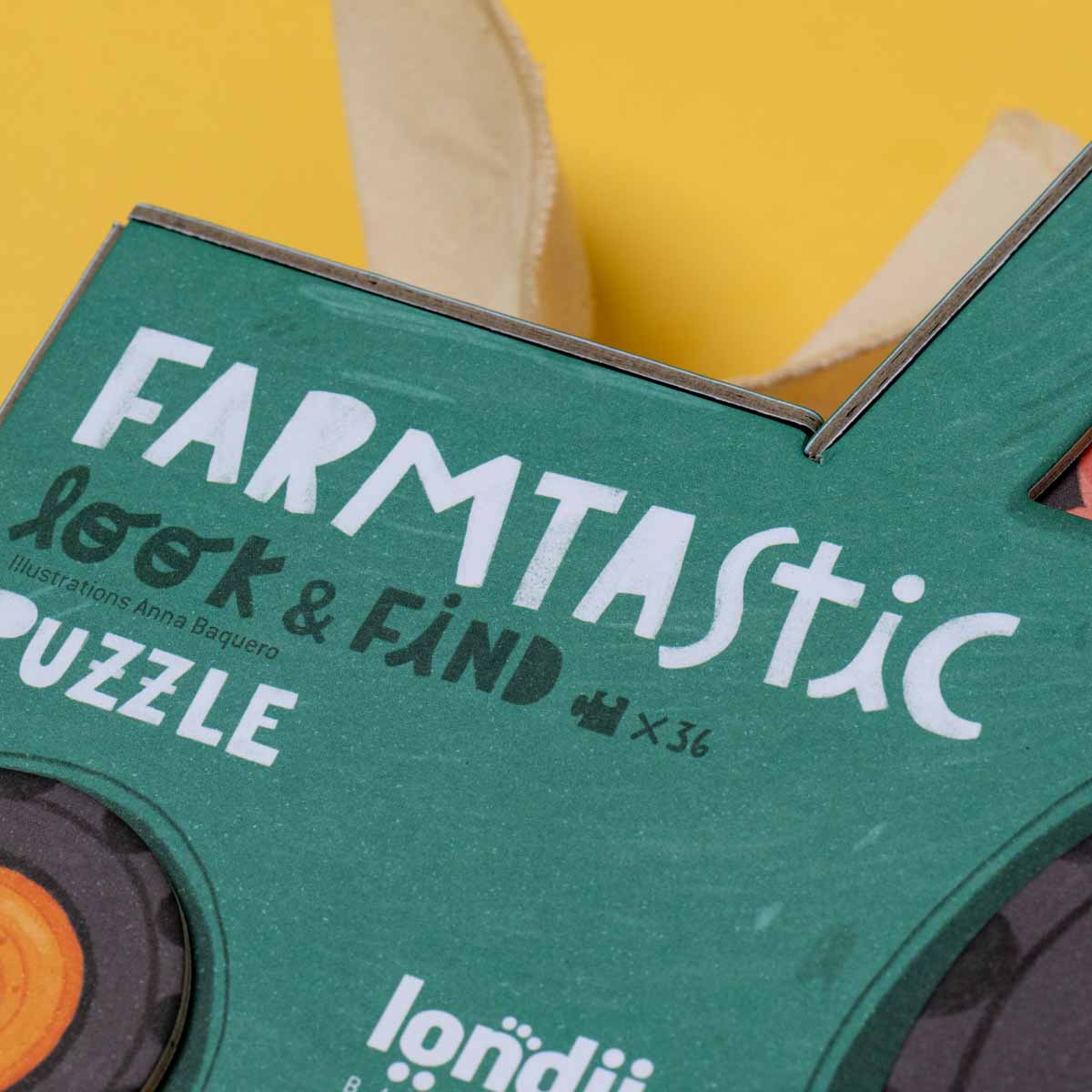 Kinderpuzzle Farmtastic Verpackung mit Bauernhoftieren