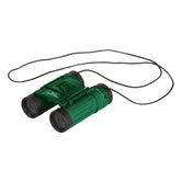 grünes Fernglas mit Umhängeband