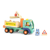 Forstlastwagen aus Holz für kleine Kinder zum Spielen