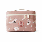 Frontansicht der MonBento Frosty Füchse Lunchbox – stylische, langlebige Kinder Bentobox für Schule und Freizeit.