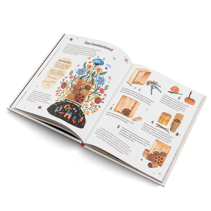 Info über das Insektenhotel aus dem Buch &quot;Grüner wird&