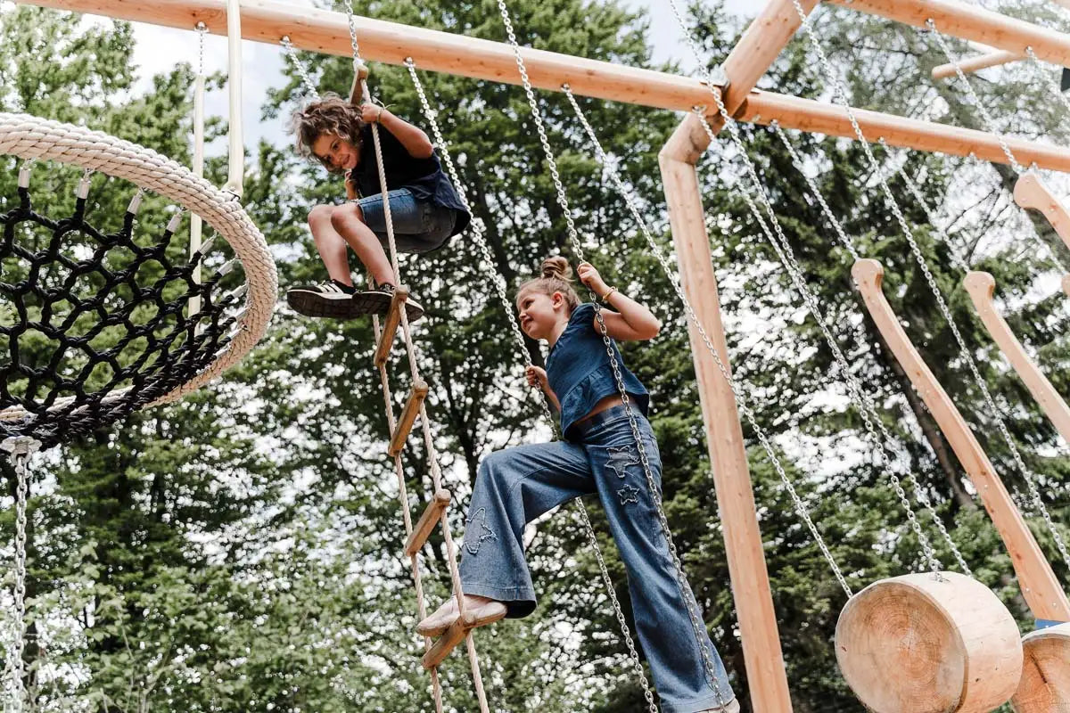 Klettern im Waldpark 
