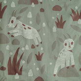 Motivgesamtansicht der Ziegen Kuscheldecke