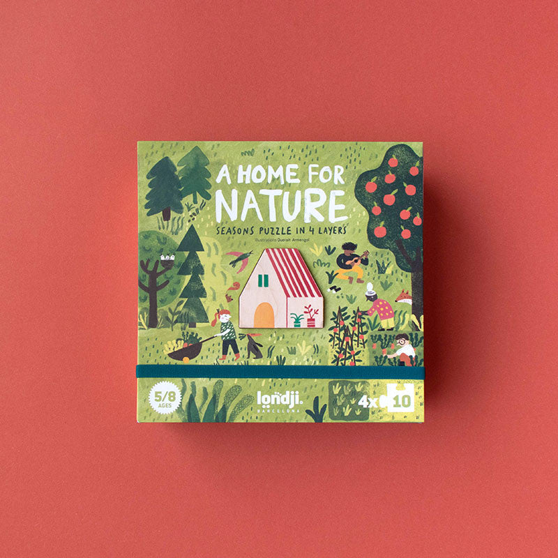 Natur-Puzzle für Kinder – Boxansicht von A Home for Nature