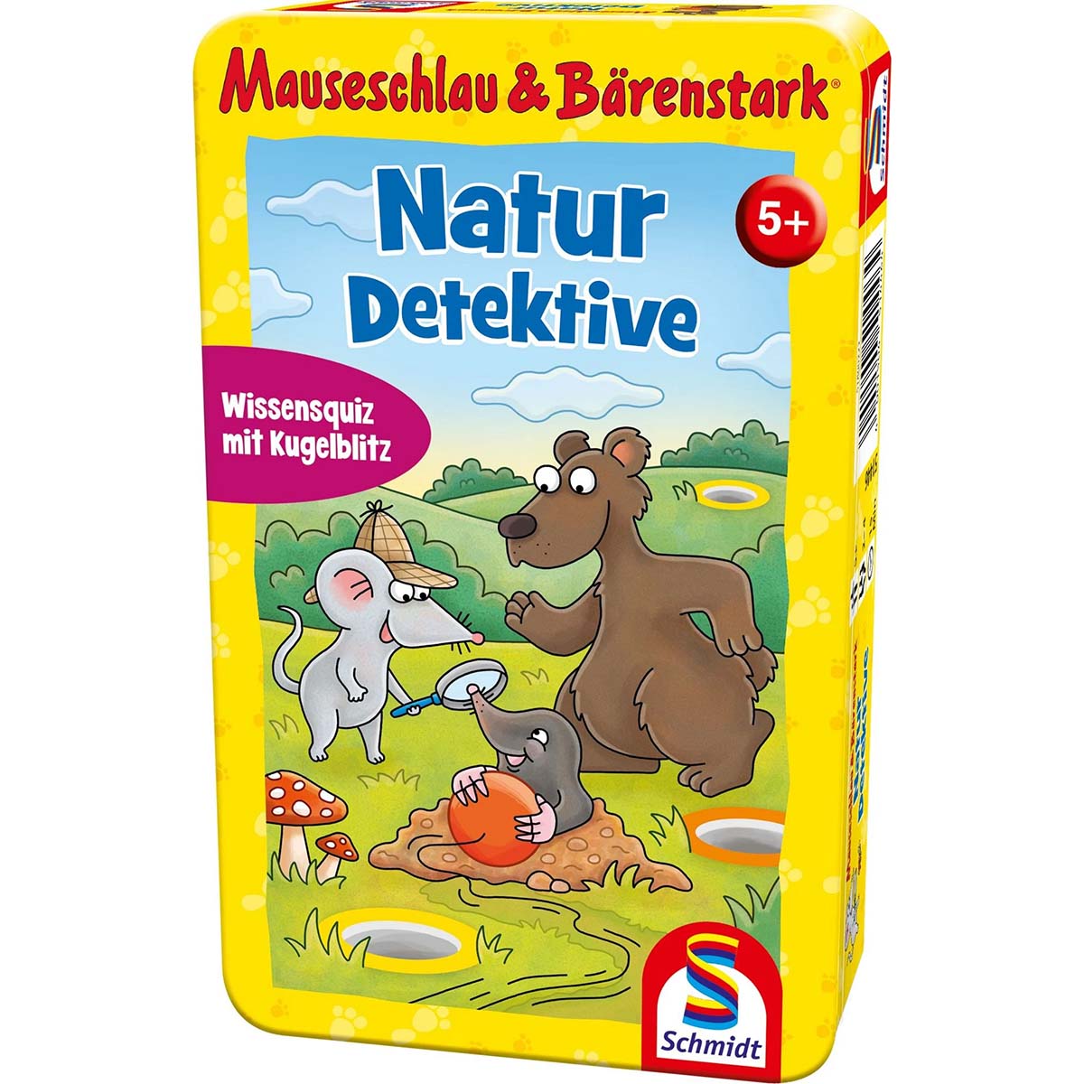 Verpackung des Kinderspiels Mauseschlau und Bärenstark