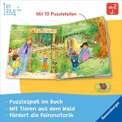 Mein großes Puzzle-Spielbuch - Wald