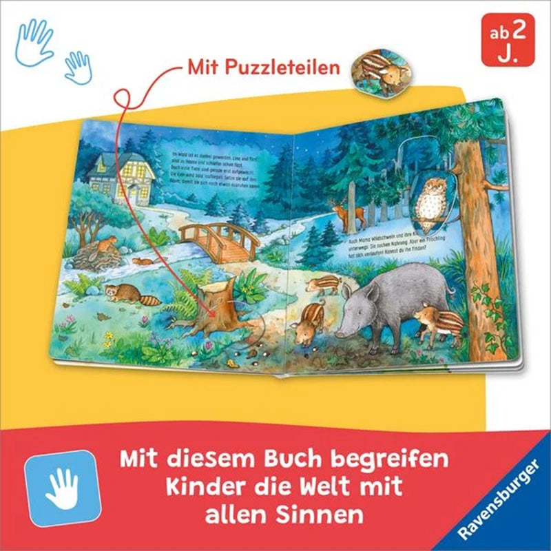 Mein großes Puzzle-Spielbuch - Wald