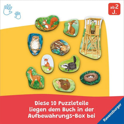 Mein großes Puzzle-Spielbuch - Wald