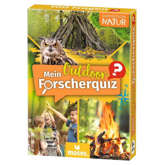 Verpackung des Spiels Outdoor Forscherquiz für Kinder