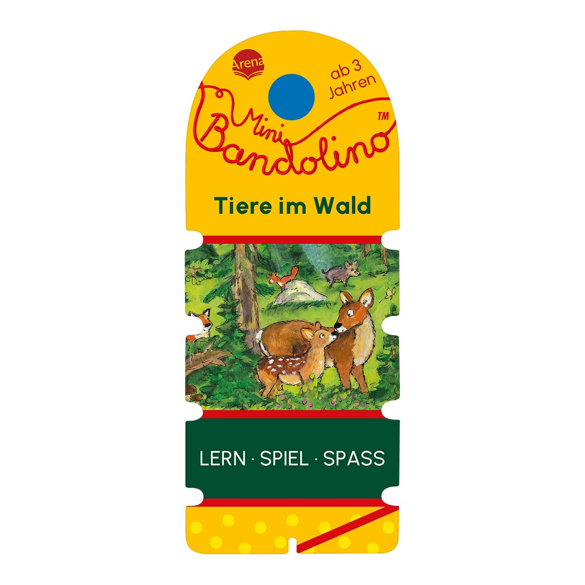 Wissensspiel Mini Bandolino Tiere im Wald