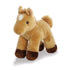 Hellbraunes Kuscheltier Pony aus der Serie Aurora Mini Flopsies