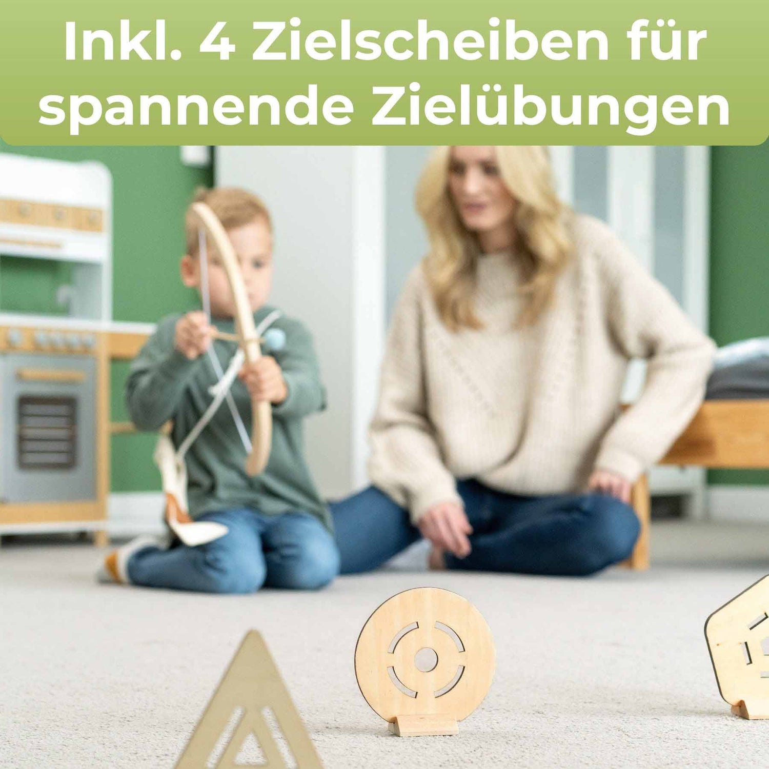 Pfeil und Bogen Holzspielzeug