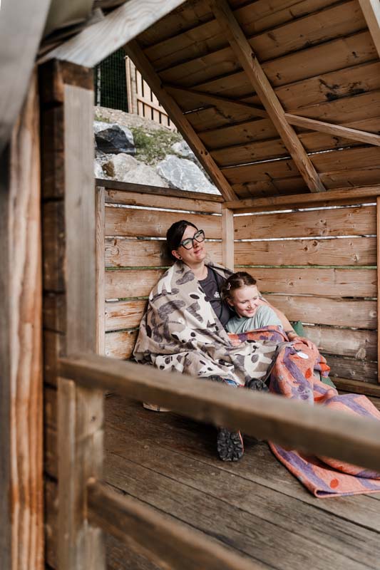 Picknickhütte gemütlich