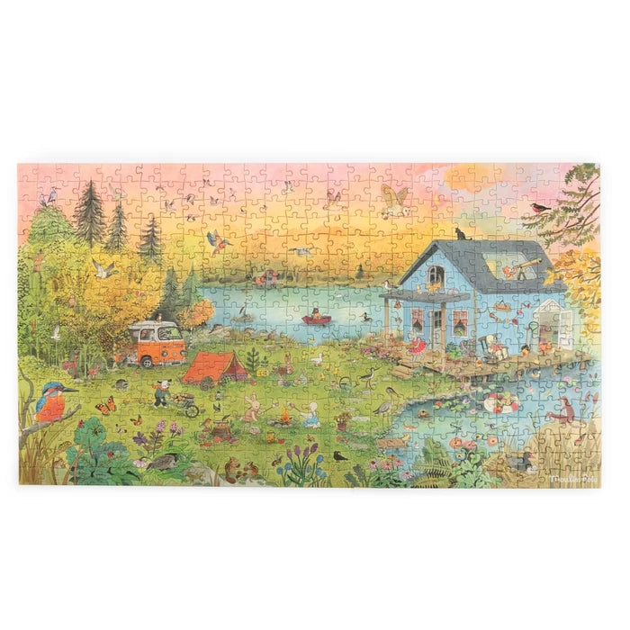 Fertig gebautes 500 Teile Puzzle La Grande Famille