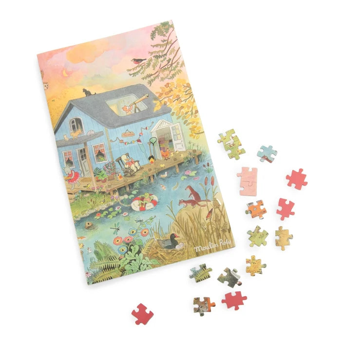 Puzzle mit Poster des 500 Teile La Grand Famille Puzzle Spiels