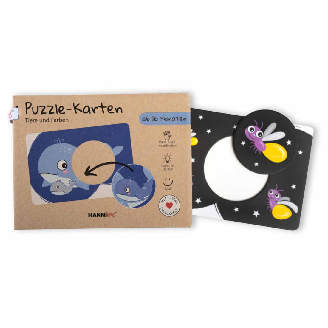 Puzzlekarten für Kinder ab 16 Monaten