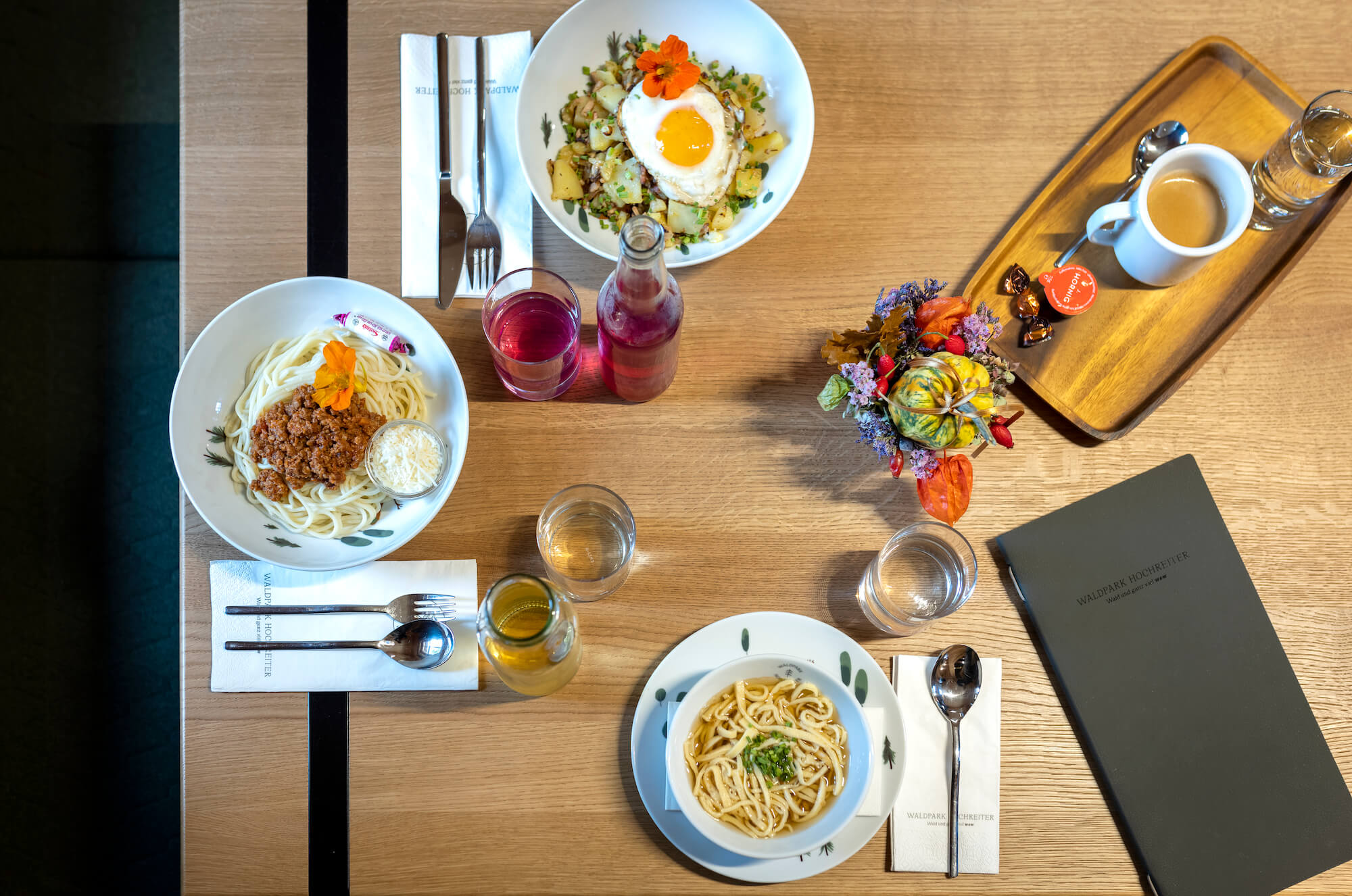 Restaurant liebevolle Speisen_Waldpark Hochreiter