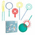 Bestandteile des Riesenseifenblasensets mit Verpackung