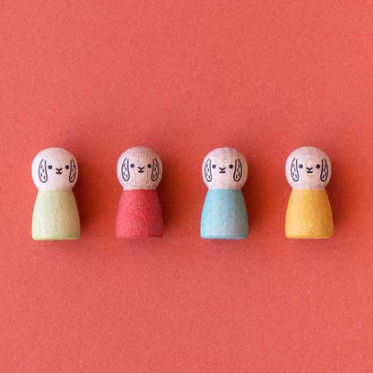 Strawberries Brettspiel Inhalt – Hasen Spielfiguren