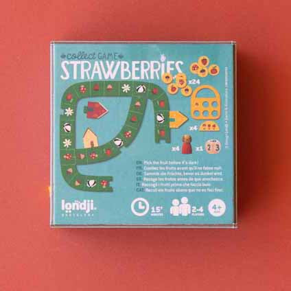 Strawberries Brettspiel Box – nachhaltiges Spiel für Kinder