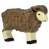 braune Schaf Holzfigur von Holztiger