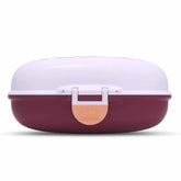 MonBento Snackbox Gram Eule – liebevoll gestaltete Kinder Jausenbox mit Eulenmotiv, ideal für kleine Snacks.