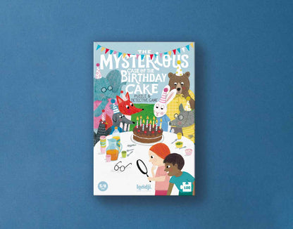 Verpackung des Kinderpuzzles The Mysterious Case of the Birthday Cake