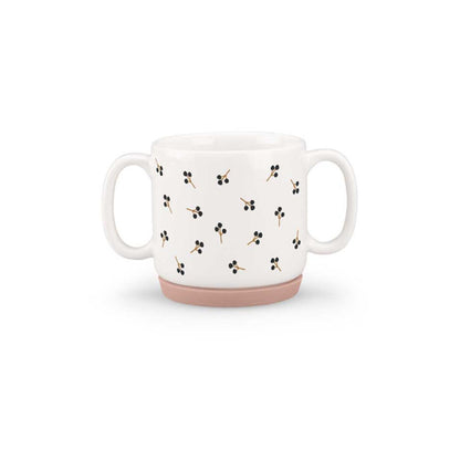 Rückseite Trinklernbecher Apres La Pluie aus Porzellan – Kindertasse mit Griffen und Silikonboden, praktisch für Alltag