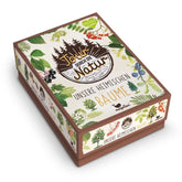 Box des Kartensets Tour durch die Natur – Unsere heimischen Bäume mit Naturillustrationen und Schriftzug.