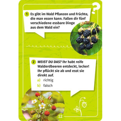 Inhaltsseite Beeren aus dem Wald-Forscherquiz für Kinder